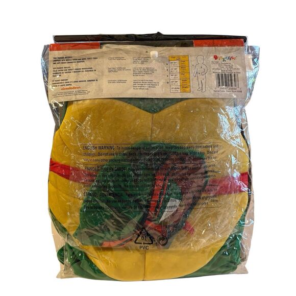 NEW 2011 Raphael Teenage Mutant Ninja Turtles 2T Muscle Costume W/ Shell & Mask - Picture 2 of 7